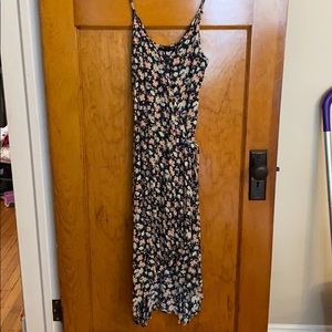 Floral wrap dress